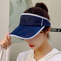 여름 메쉬 통기성 빈 모자 UV 보호 야외 스포츠 사이클링 바이저 큰 챙 태양 조절 가능한 야구 모자