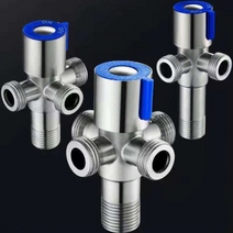 수도꼭지확장 3구4구 수도배관 연결밸브 세탁기호스 수도확장 설비 배관자재 수전 수도부속품, 1수도연결-3구