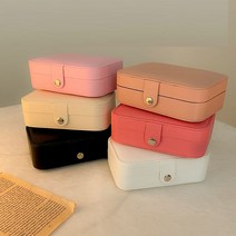돌반지보관함 귀걸이 목걸이 똑딱이 보석함 악세서리 정리함