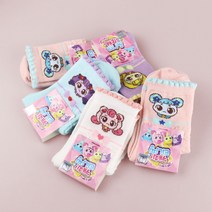 캐치티니핑 여아용 중목 5족 양말 세트