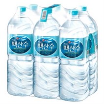 백산수2L24 백산수2l12 2l6 물주문 생수배달 용암수, 2L x 6개