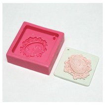 수제몰드/new)앤틱카메오4호(마름모)몰드-1구