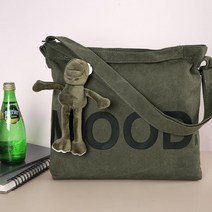 여성 끈조절 미니 크로스백 에코토트백 2개 고딩 코디