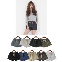 여성홈웨어 여름린넨팬츠 3부마반바지 외출 이지웨어 여름반바지 여자린넨