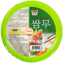 업소용 식당 식자재 일가집 일미 쌈무 350g 냉장보관, 1, 본상품선택