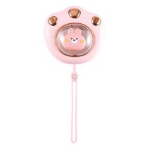 USB 충전식 휴대용 미니 핸드 워머 고양이 발 보조베터리 겨울 따뜻한 히터 손 따뜻하게 손난로 핫팩 핸드, 분홍색