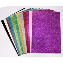 글리터펠트지 1.5T 비접착 만들기재료 꾸미기재료 펠트공예 예술작품 인테리어소품, 초록