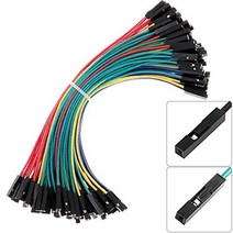 Premium Breadboard Jumper Wires Male Female Square Head 0.1' 26AWG 5 Colors 100-Pack Now with 30%, 1