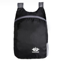 차니하니 초경량 접이식 백팩, 20L 백팩(30 x 11 x 41 cm), 프리미엄 블랙