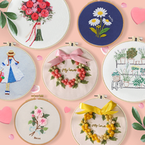 하루클래스 프랑스자수 패키지 세트 십자수 DIY 키트, 네이처04.선라이즈 오션