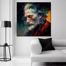 비즈 보석 십자수 노인 유화 인물화 초상화 대형 DIY 구어도 해바라기 공예 디즈니 구슬 명화