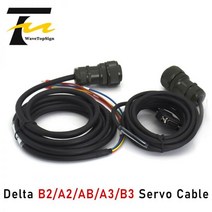 델타 B2 A2 AB A3 B3 1 kw 서보 하이 파워 엔코더 케이블 모터 전원 ASD-A2CAEN1003, 03 A2 Encoder Cable_04 10M