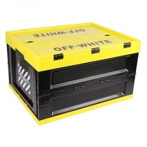 캠핑 폴딩박스 원목 감성캠핑 오동나무 하이브로우 폴딩 수납함 감성 북유럽 밀크박스상판, (02)595 395 355mm_off-white