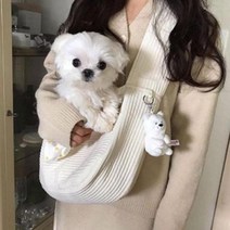 강아지 슬링백 고양이 외출 가방 산책 닥스훈트 말티즈 포대기 소형견 백, 옵션명