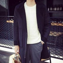 가바바 남성 겨울 롱무스탕 세련된 스타일 빅 포켓 카라 데일리 양털무스탕 G41249
