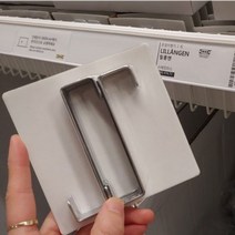 이케아 LILLANGEN 릴롱엔 문걸이행거2p/옷걸이/수건/도어후크/생활용품, 실버_901.976.72