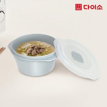 [다이소]TH전자레인지원형용기(약500 ml)-1036079