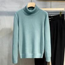 남자목폴라코디 11 색 인조 캐시미어 뒤집다 스웨터 남성 비지니스 캐쥬얼 이너티셔츠 가을겨울 피부 친화 3715002573