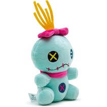 미국직송 버클다운 디즈니 강아지 개 반려견 애견 장난감 릴로와 스티치 스크럼프 앉아 자세 애완동물 봉제 인형