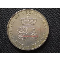 기념주화 행운의주화 희귀한동전 근대주화 동테크 은테크 좋은 제품 북유럽 그린란드 1960 북극곰 1 크라운 구리 니켈 동전