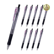 라이브잇 제브라 타프리클립볼펜 1.6mm, 120개, 블랙