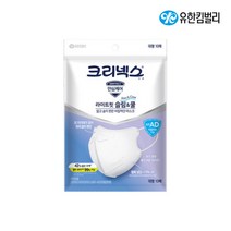 크리넥스 라이트핏 쿨마스크 대형 1PX50개, 50개입, 4개, 화이트