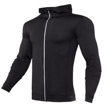홈 짐 세트 피트니스 남자 운동복 압축 정장 통기성 체육관 옷 남자 스포츠 조깅 훈련, Sweatshirt