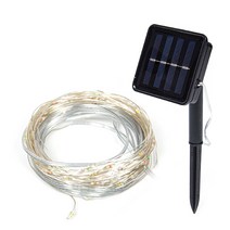 E.T.SHOP 100LED 태양광 트리등 멀티 / 태양광정원등 트리조명 앵두전구 알전구 와이어전구 트리전구 줄조명 트리등 무드등 태양열 태양광 전등 야외등