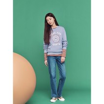 [그린 빈폴][Green BP] 라벤더 코튼 그래픽 스웨트 셔츠 (BF2841N03T)