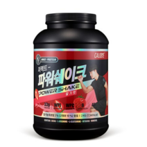 칼로바이 퍼펙트파워쉐이크 대용량 단백질보충제 프로틴 BCAA 딸기맛, 2000g, 26개