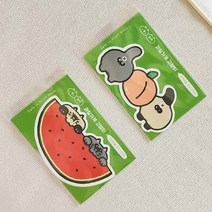 조각 스티커 - 과일가게 고양이들, A.복숭아와고양이엉덩이