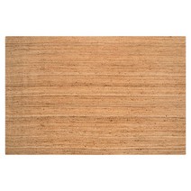 정품 주트 브레이드 러그 1.8m(6피트) 라운드 내추럴 손으로 짠 양면 주방 거실 입구용 원형, Jute Rugs(72x108)