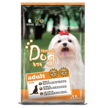 홈앤독 애견사료 어덜트 1.5kg, 1개