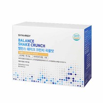 시너지 밸런스 쉐이크 크런치 곡물맛 단백질쉐이크 (60gX14포), 840g, 1개