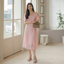 [메이뜰] 샤샤 펀칭 레이스반팔원피스