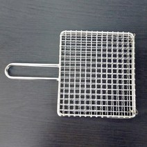 [로얄키친]스텐겹석쇠불판 철망 그릴 숯불용 야외용 손잡이 화로대 연탄불고기