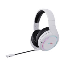 제닉스 가상7.1채널 무선 게이밍 헤드셋 TITAN WH6, 화이트