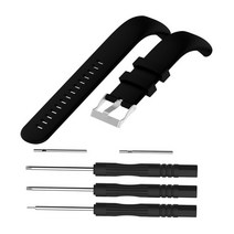 Suunto 코어를위한 팔찌 올 블랙 실리콘 스마트 시계 밴드 안티 스크래치 스트랩