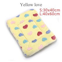 애완 동물 양고기 벨벳 코튼 패드 작은 두꺼운 따뜻한 둥지 토끼 친칠라 고양이와 개 침대 집 겨울 호환, 04 rabbit house, L