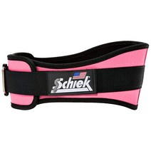 Schiek Sports 2006 나일론 15.2cm(6인치) 웨이트 리프팅 벨트 - 파워 리프팅을 위한 지지 뛰어난 내구성 469125, S, Pink