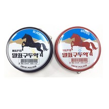가죽보호 검정색 광택 광택제 구두광택제 구두약 구두왁스 말표 보혁제 40g 가정용, 블랙, 본상품선택