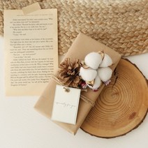 1300K 목화 솔방울 레드베리 막대과자선물set