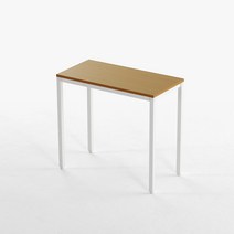 209애비뉴 제로데스크 슬림 1200x400 테이블 책상, 화이트프레임+화이트상판