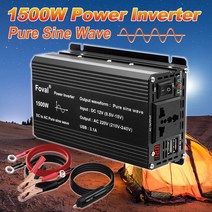 순수 사인파 1500w 2200w DC 12v 220v 속도 전력 자동차 플러그 인버터 어댑터 파워 변환기 3 1a 듀얼 USB 충전, 2200w 50hz 범용