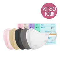 KF80 아에르 어드밴스드라이트핏 새부리형마스크 10매, 아에르 KF80 어드밴스드 라이트핏 블랙 소형 10매