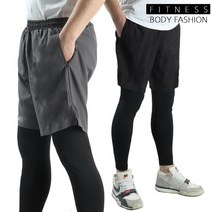 바디패션 남자 속건 기능성 반바지 스포츠레깅스 헬스 자전거 작업복 휴가 필수탬 남성 타이즈