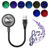 무대 조명 무선 원격 제어 led 연기 기계 무대 효과 Dj 무대 조명 램프 파티 USB 효과 디스코 볼 생일 선, 05 usb stage light A