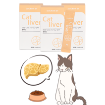 닥터바이 캣 리버 고양이 간 영양제 식욕부진 지방간 밀크씨슬 종합 항산화제 보조제, 1세트