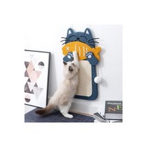 밥먹는 고양이 스크래쳐 수직 벽걸이형 평판형.포스트레이딩
