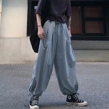 [Kingfishe]남여 루즈핏 와이드 팬츠 캐주얼 개성 바지 TuE729FEI729HLK03